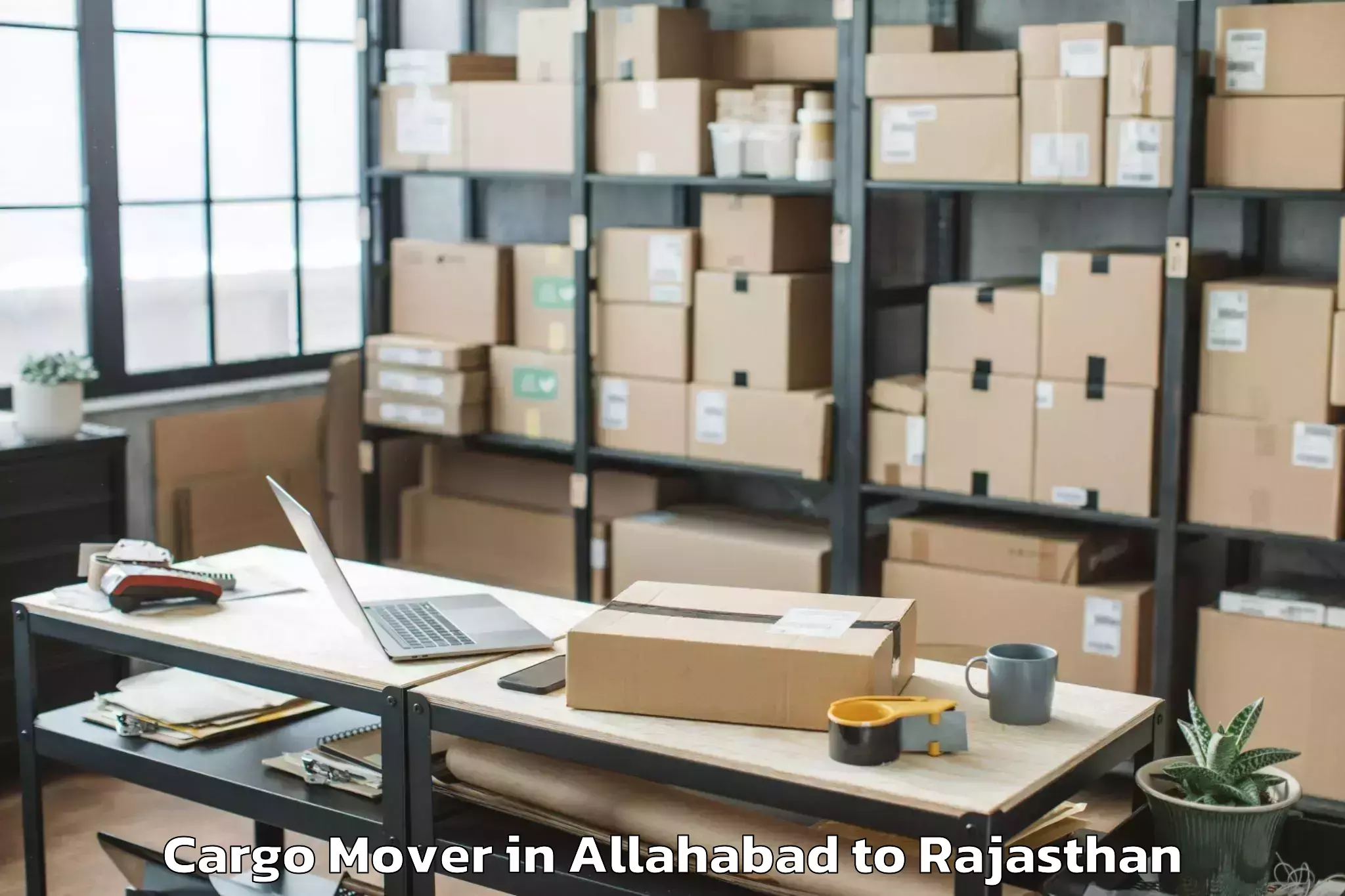 Allahabad to Madhav University Pindwara Cargo Mover Booking